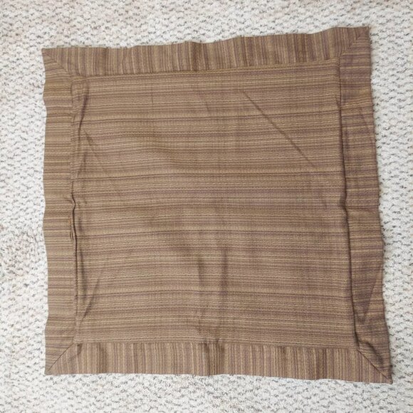 Set of 2 Eastern Accents Brown Paisley Embroidered Pillow Cover Euro Sham Tweed - Picture 9 of 11